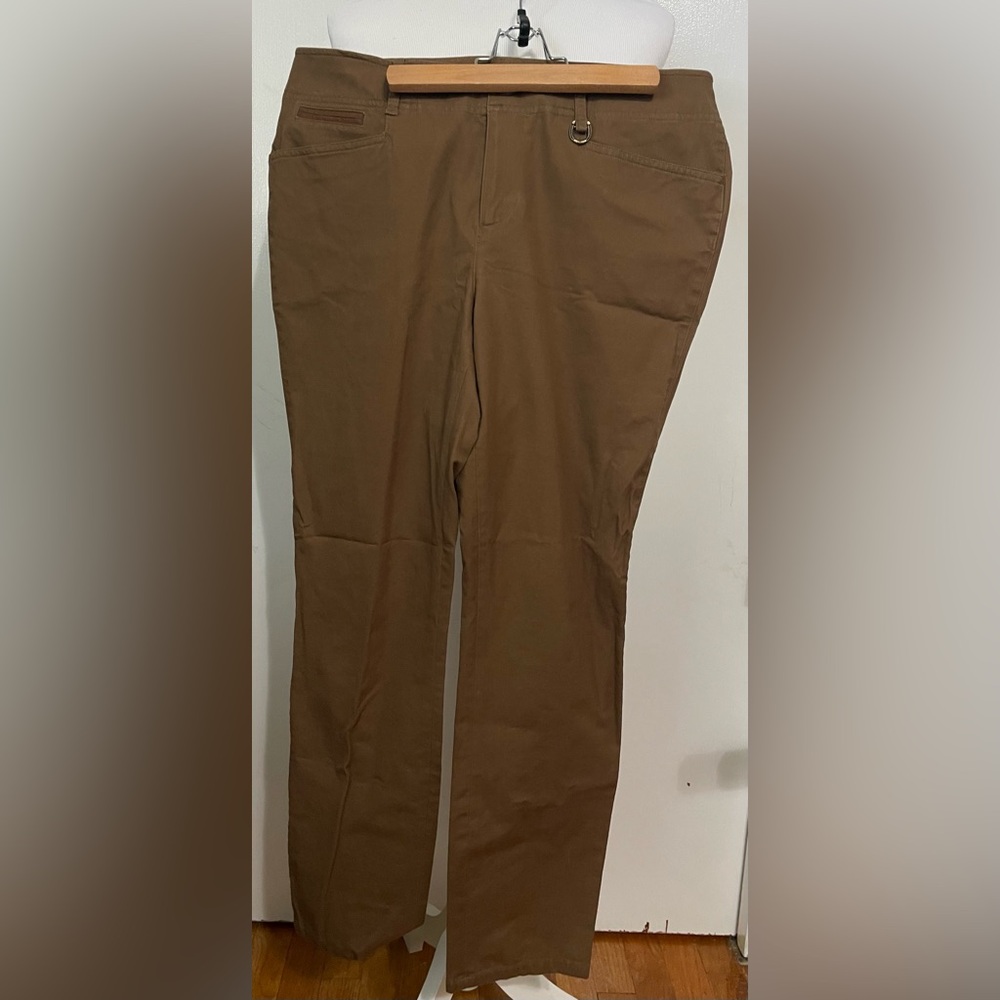 Excellent condition LAUREN Ralph Lauren brown slacks/business pants size 10